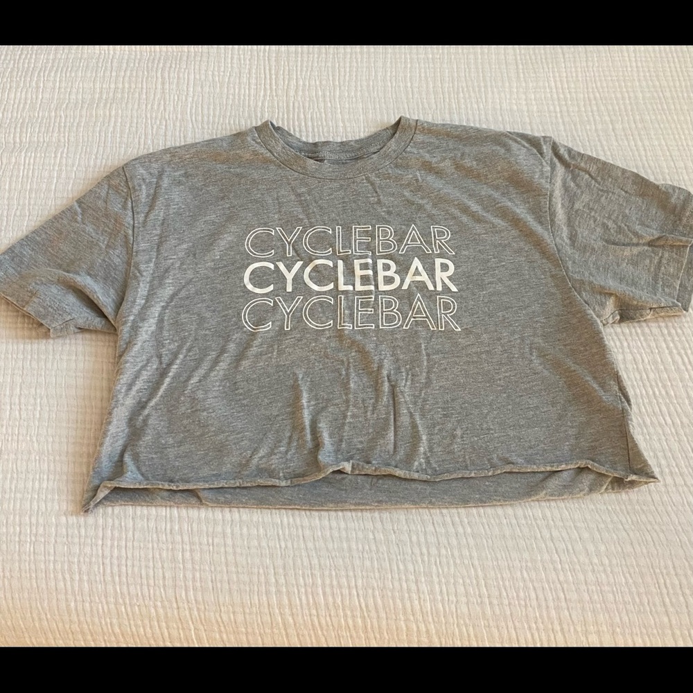 Cyclebar cropped t shirt